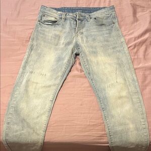 Rue21 Men's Faded Blue Slim Jeans